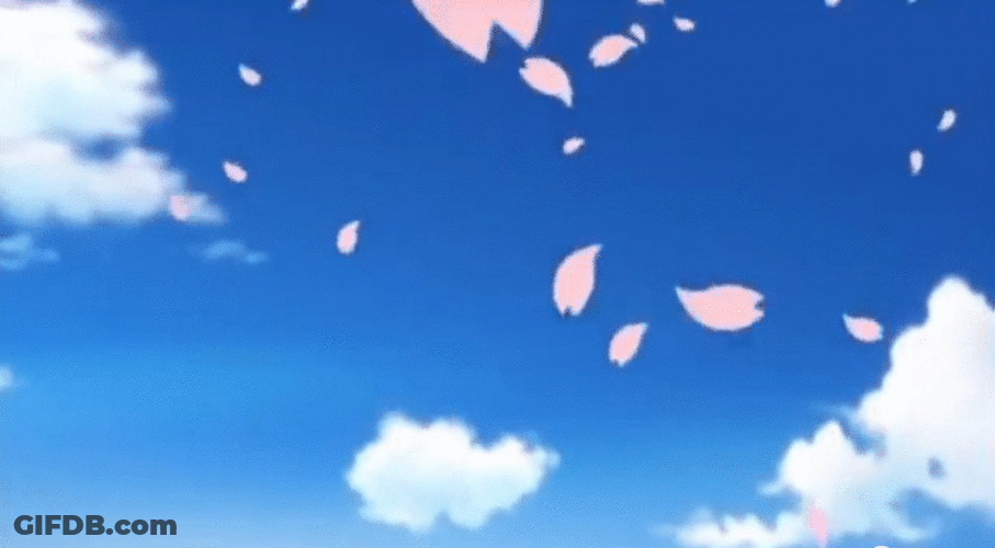 Cherry Blossom One Piece Anime GIF
