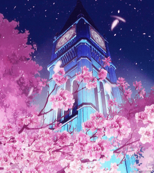 Cherry Blossom Ouran High School Host Club GIF