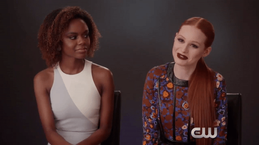 Cheryl And Josie Interview For Riverdale GIF
