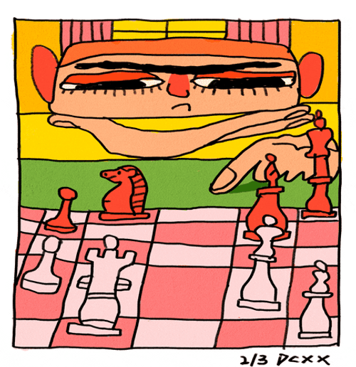 Chess Game Abstract Artwork GIF