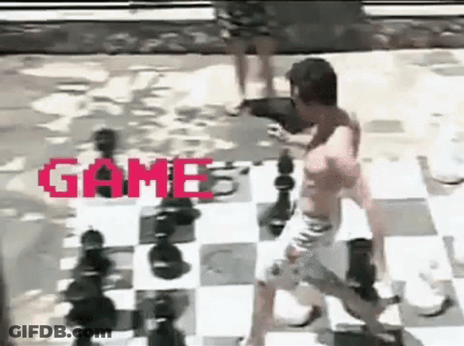 Chess Sore Loser Game Over GIF