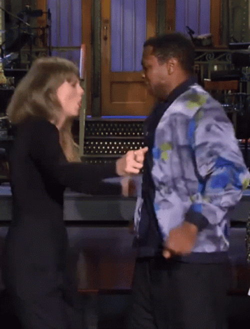 Chest Bump With Taylor Swift GIF