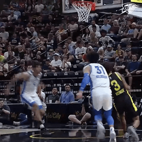 Chet Holmgren Denied His Opponent Shot GIF