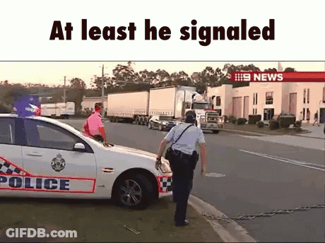 Chevrolet Road Sign GIF
