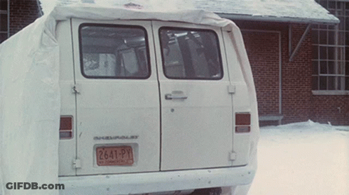 Chevrolet Van License Plate 2641-PY GIF