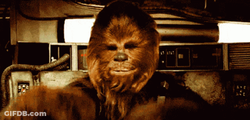 Chewbacca Close Up GIF