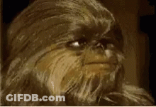 Chewbacca Close Up Face GIF