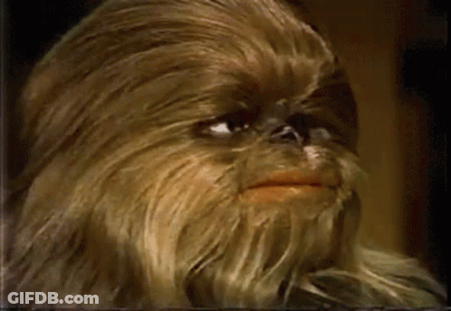Chewbacca Close Up Face GIF