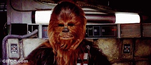 Chewbacca Close Up GIF