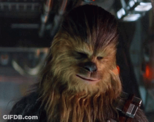 Chewbacca Close Up GIF