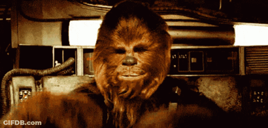 Chewbacca Feeling Handsome GIF