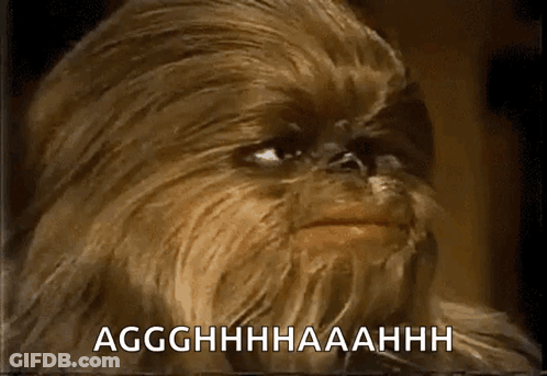Chewbacca Growling Aggghhhhaahhh GIF