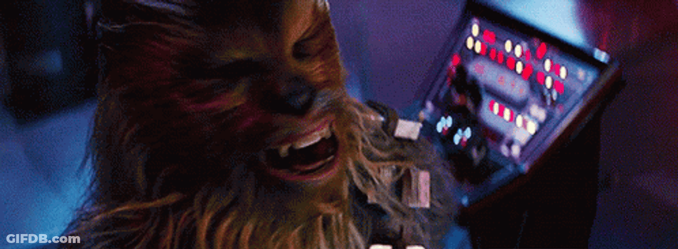 Chewbacca In Frustration GIF
