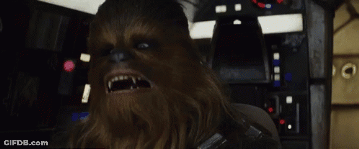 Chewbacca Is Screaming GIF