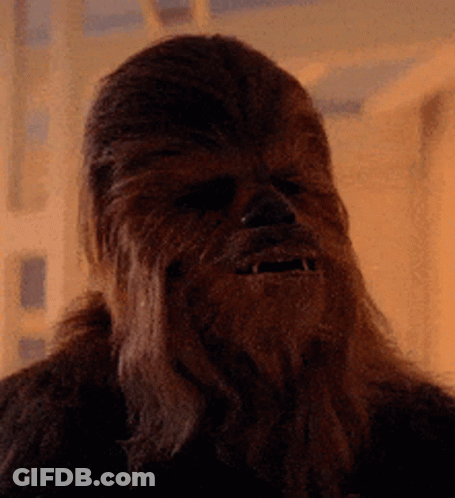 Chewbacca Laughing At Clear Shower Drain GIF