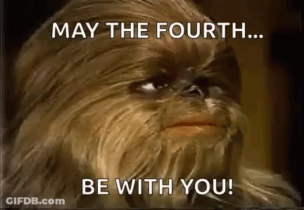 Chewbacca Star Wars May The Fourth GIF