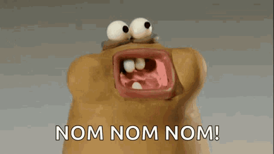 Chewing Character Hd GIF