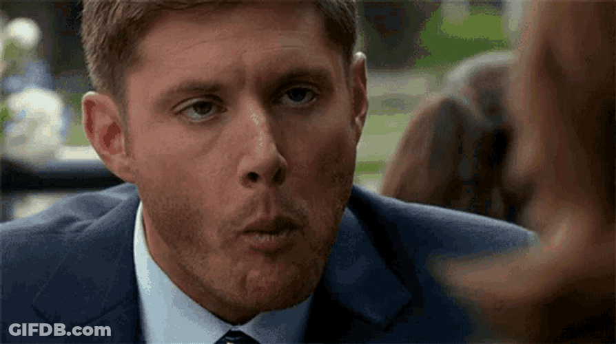 Chewing Glare GIF