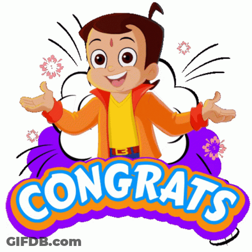 Chhota Bheem Well Done Congratulations GIF