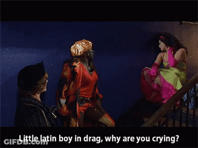 Chi Chi Rodriguez Vida Noxeema On Staircase GIF
