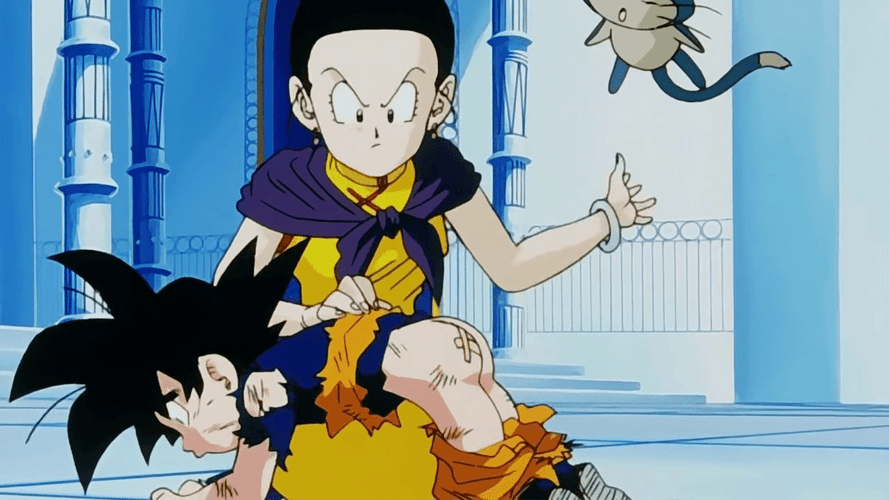 Chi-Chi Slapping Goten Nalgadas Butt GIF