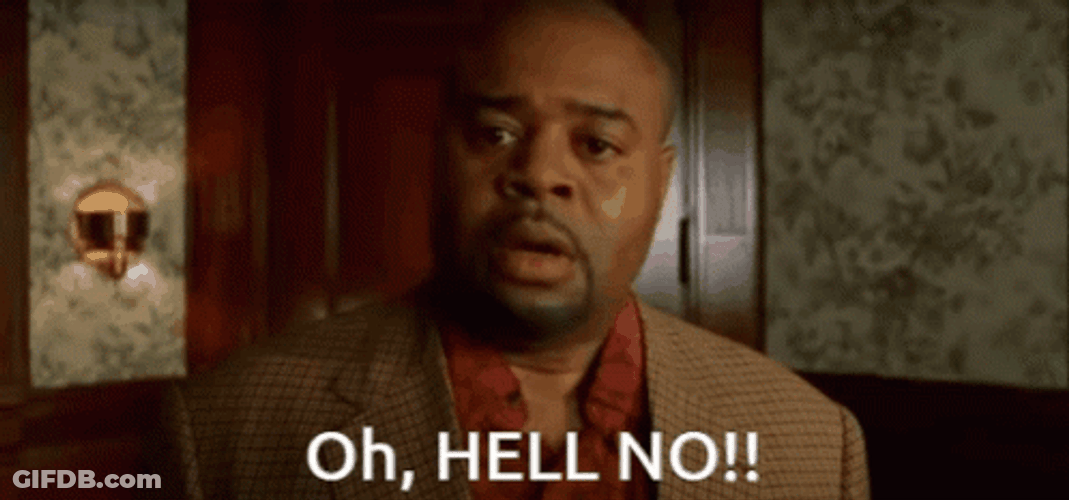 Chi McBride Oh Hell No GIF