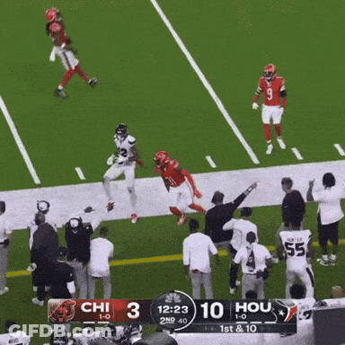 CHI Vs HOU Football Game GIF