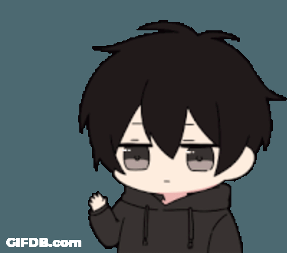 Chibi Anime Boy Sticker GIF