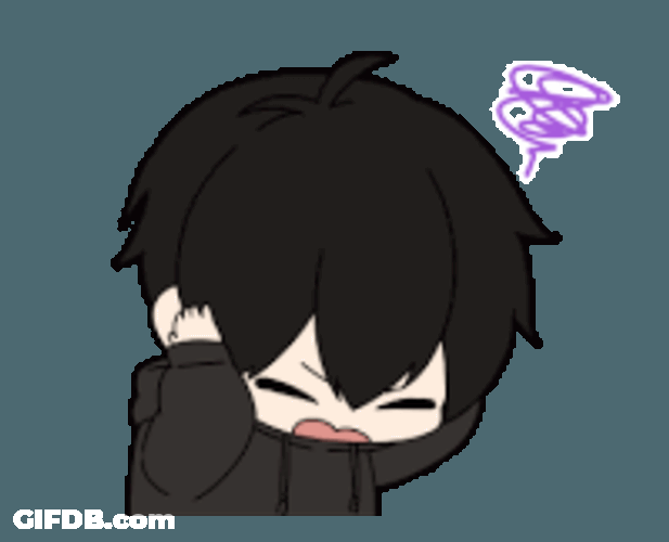Chibi Anime Boy Sticker GIF
