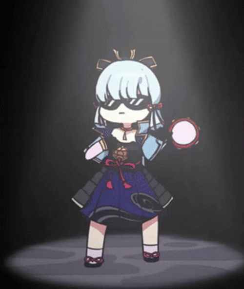 Chibi Ayaka Dancing GIF