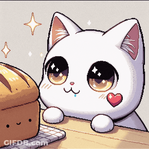 Chibi Cat Puppy Dog Eyes GIF