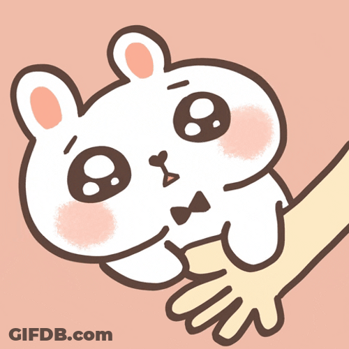 Chibi Cute Bunny Teary Eyes GIF