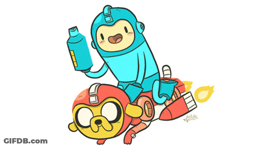 Chibi Finn The Human Adventure Time GIF