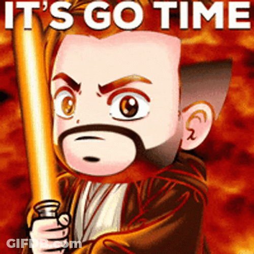 Chibi Jedi It's Go Time GIF