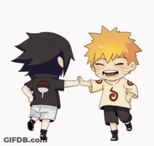 Chibi Naruto Dancing Anime GIF