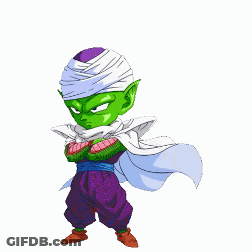 Chibi Piccolo Floating GIF