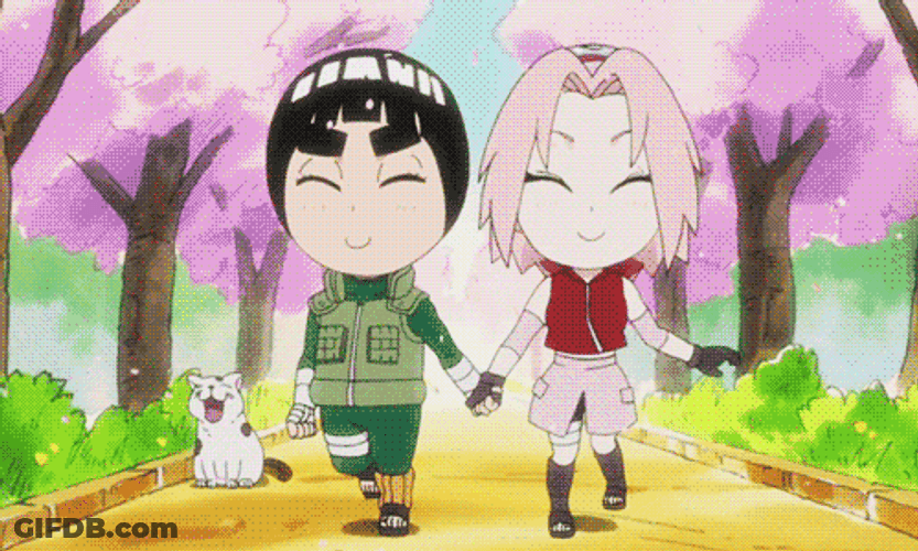 Chibi Sakura Haruno Naruto Spin Off GIF