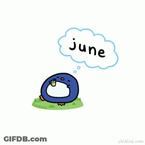 Chibird Happy June GIF