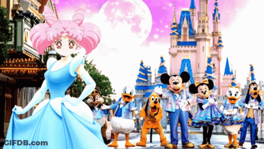 Chibiusa Disney Pluto Disney Company GIF