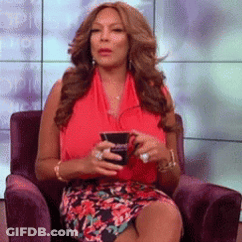 Chic Wendy Williams Sipping Tea GIF