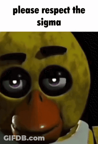 Chica From Five Nights At Freddy 'S Is Making A Funny Face And Asking For Respect . GIF