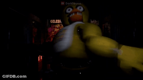 Chica From Five Nights At Freddy's Video Game GIF