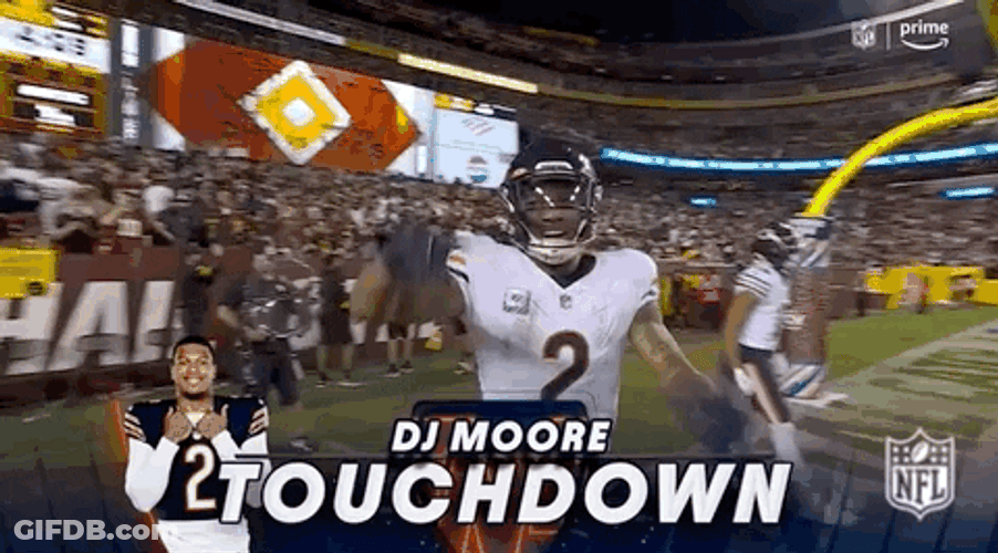 Chicago Bears Chest Bump GIF