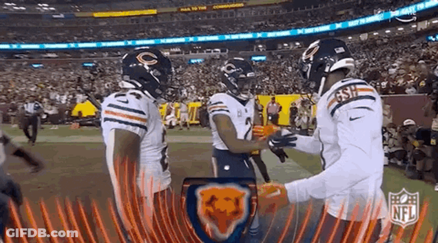 Chicago Bears Dj Moore Touchdown GIF