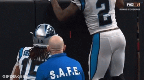Chicago Bears Football Game On Screen GIF