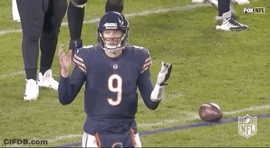 Chicago Bears Nick Foles Looking Confused GIF