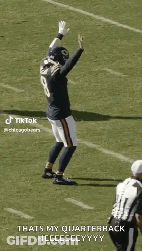 Chicago Bears Player Dancing On Field GIF