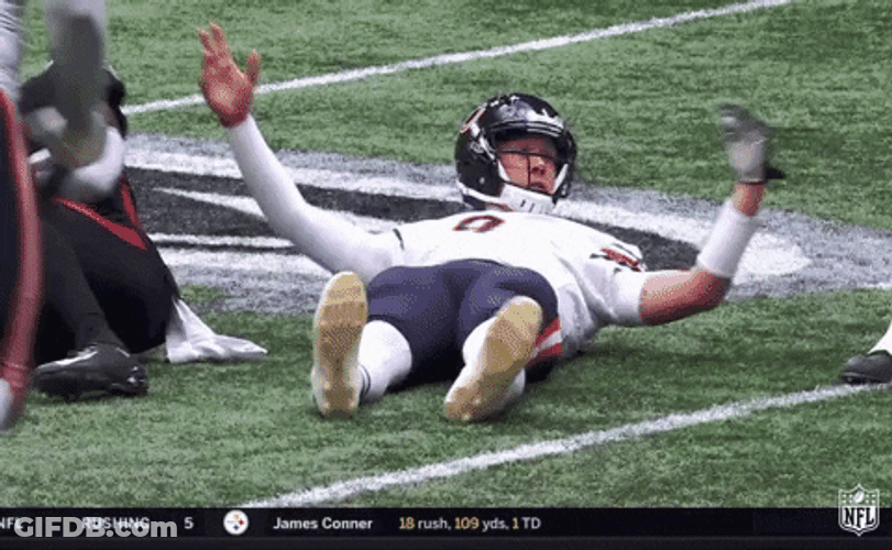 Chicago Bears Players Lifting Nick Foles GIF