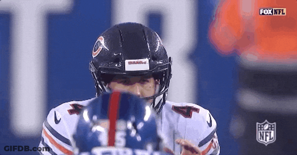Chicago Bears Tries To Catch The Ball GIF
