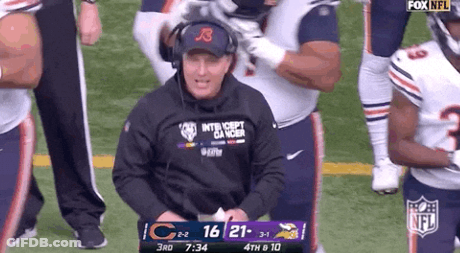 Chicago Bears Very Proud And Supportive Coach GIF